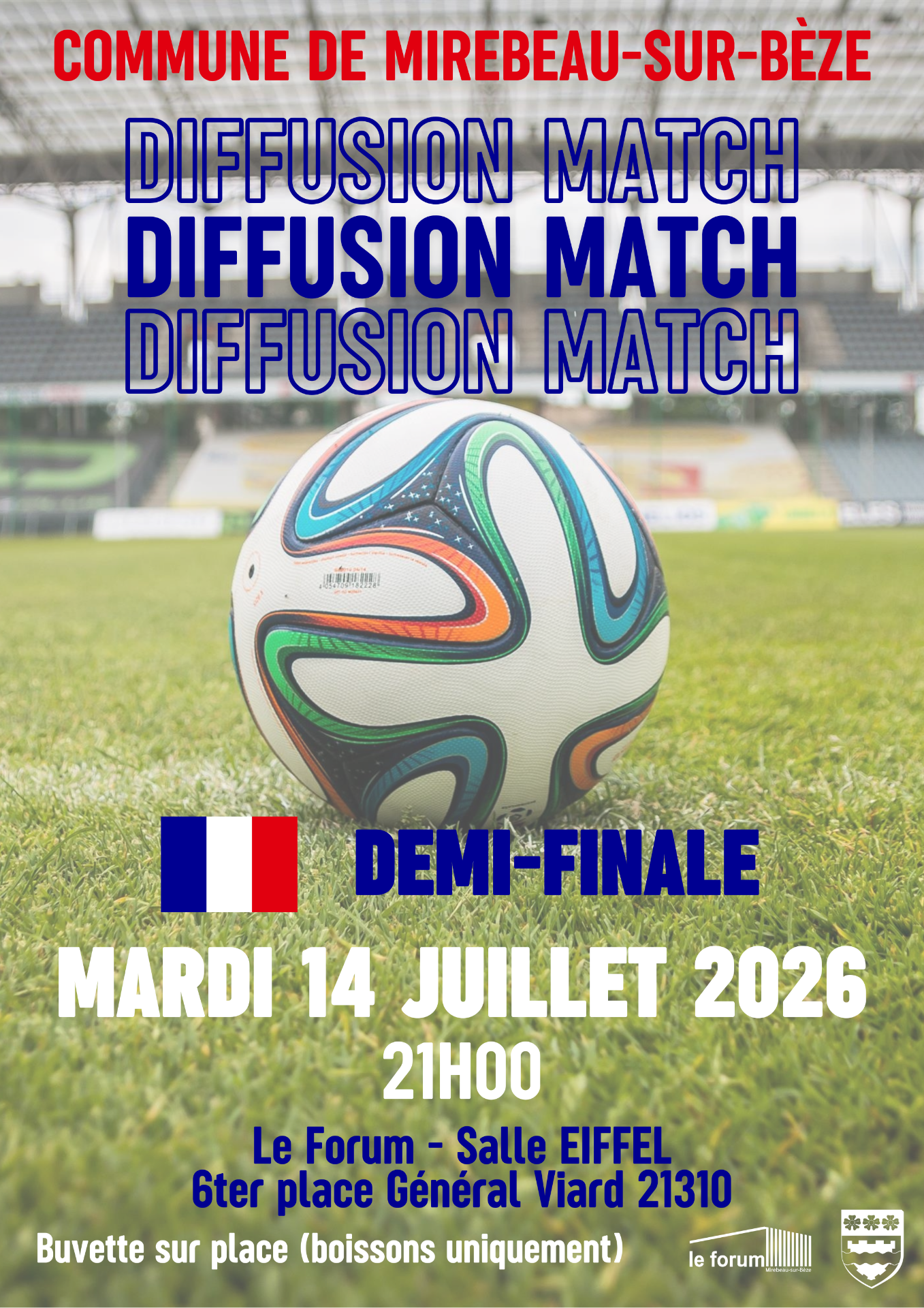 Affiche match 14 juillet 26