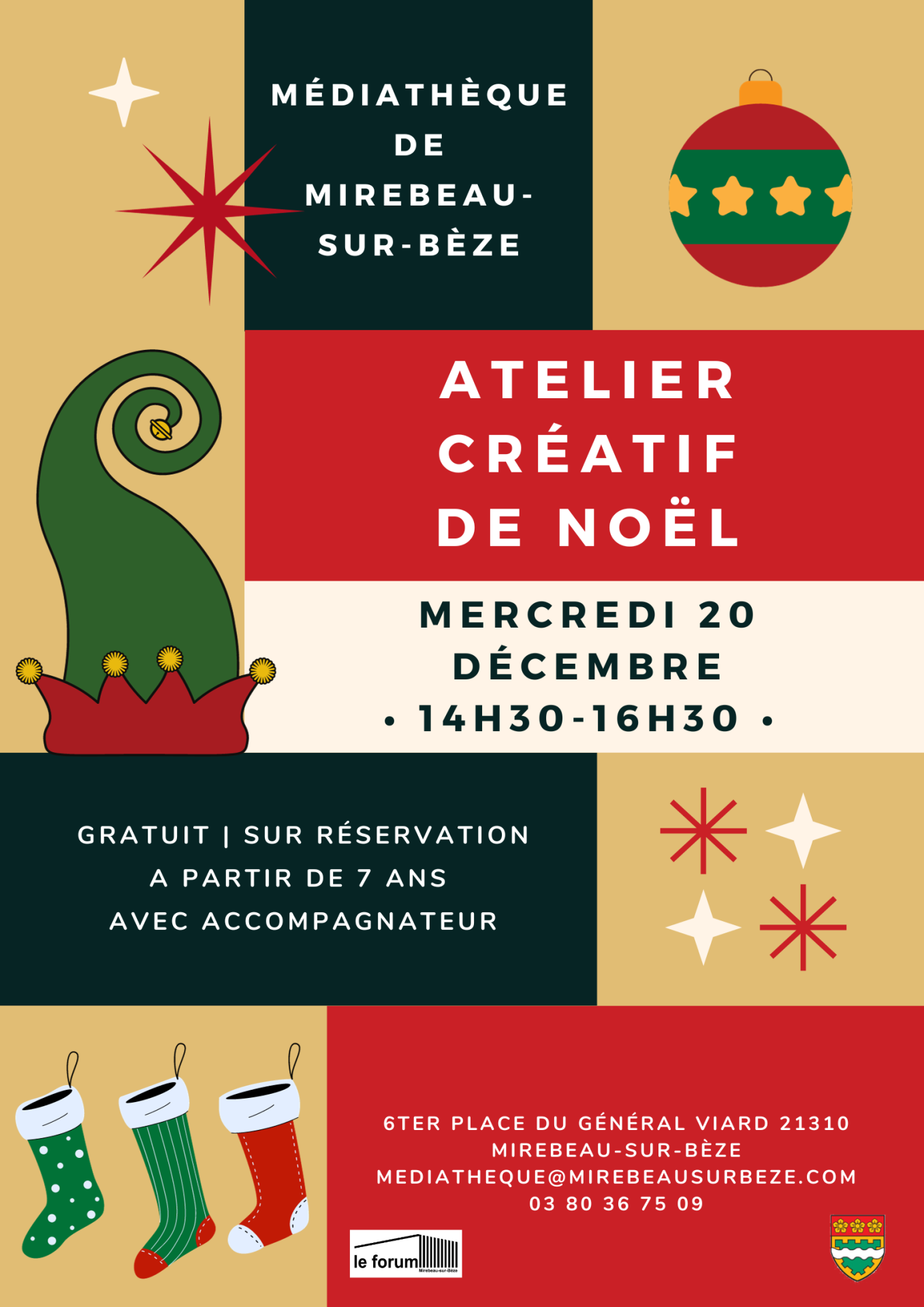 Atelier créatif de Noel