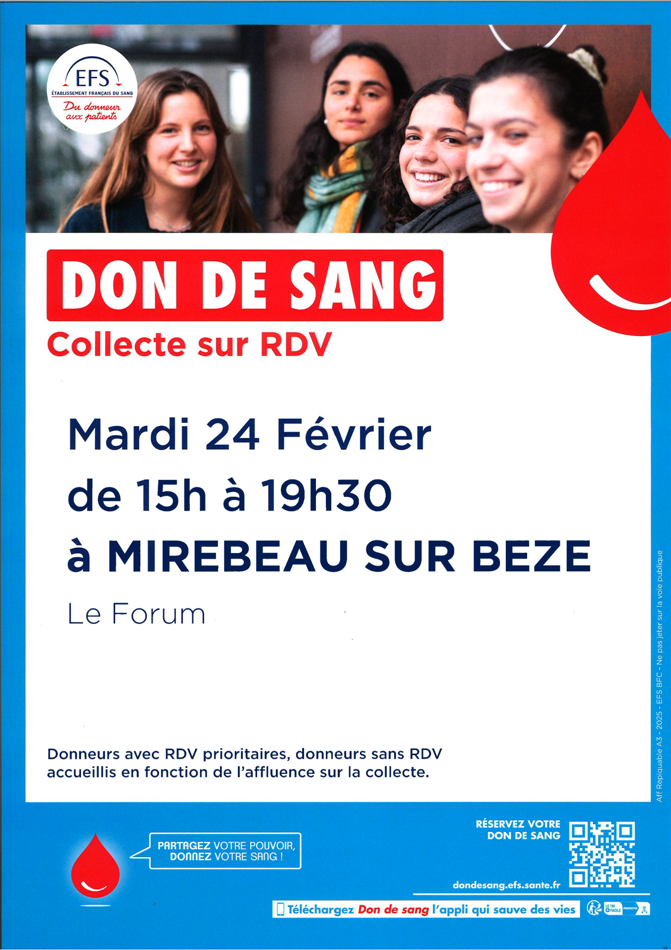 Affiche don du sang