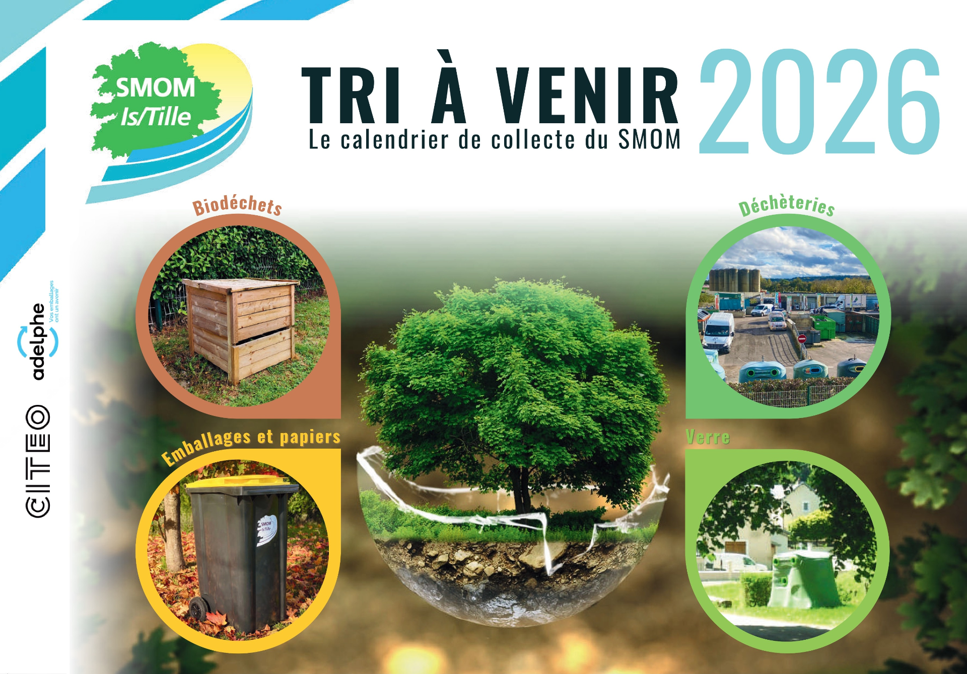 Affiche calendrier de collecte du SMOM 2026