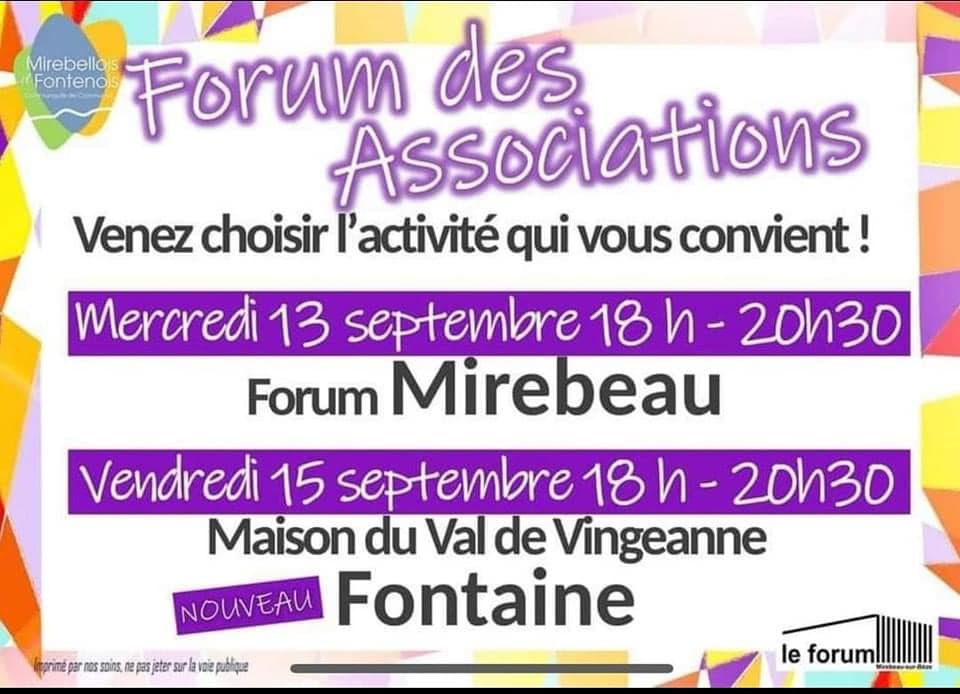 Affiche forum des associations