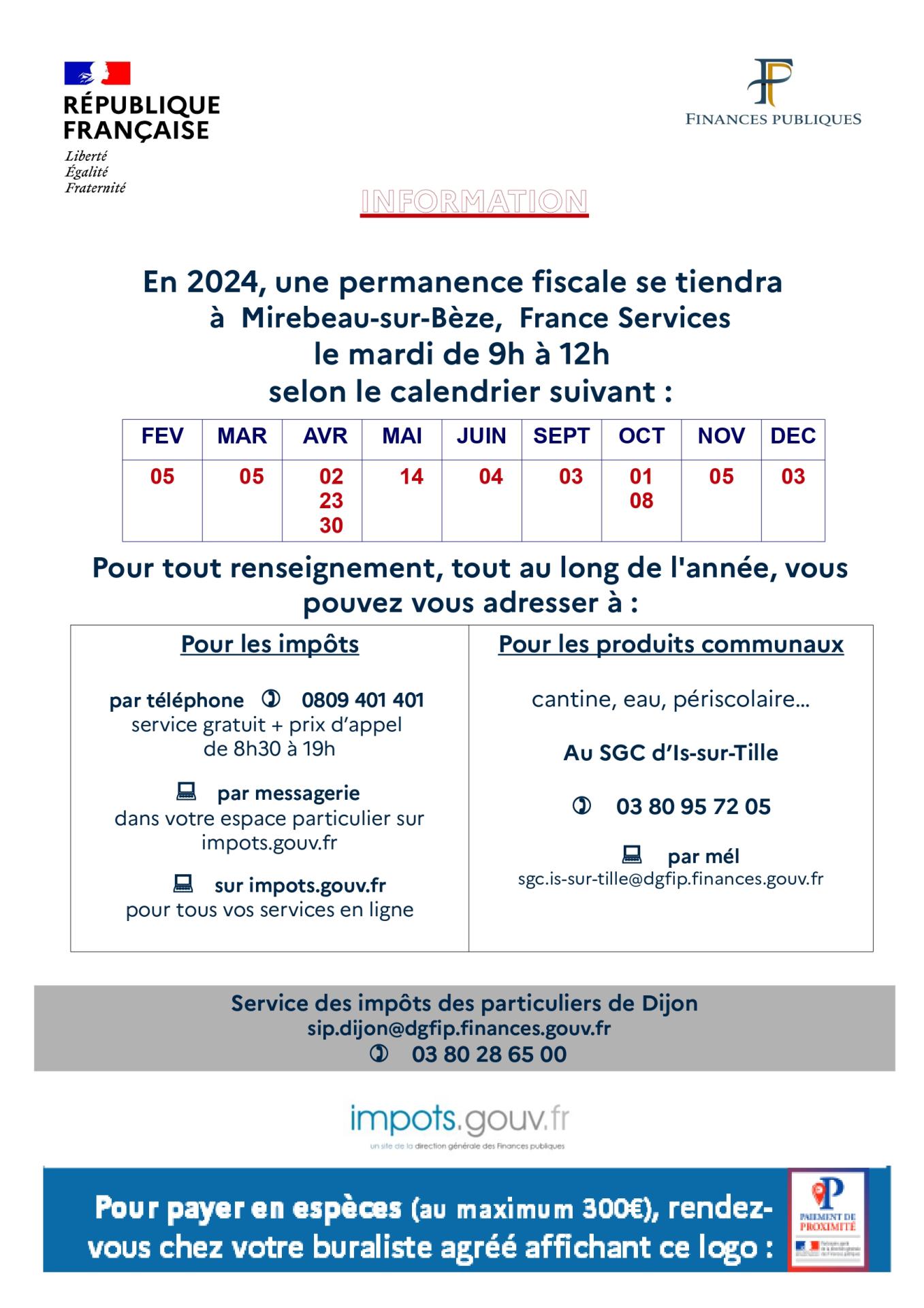 permanences fiscales