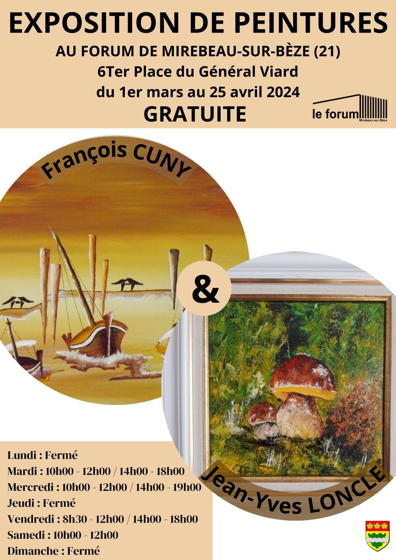 Exposition Jean Yves LONCLE et François CUNY