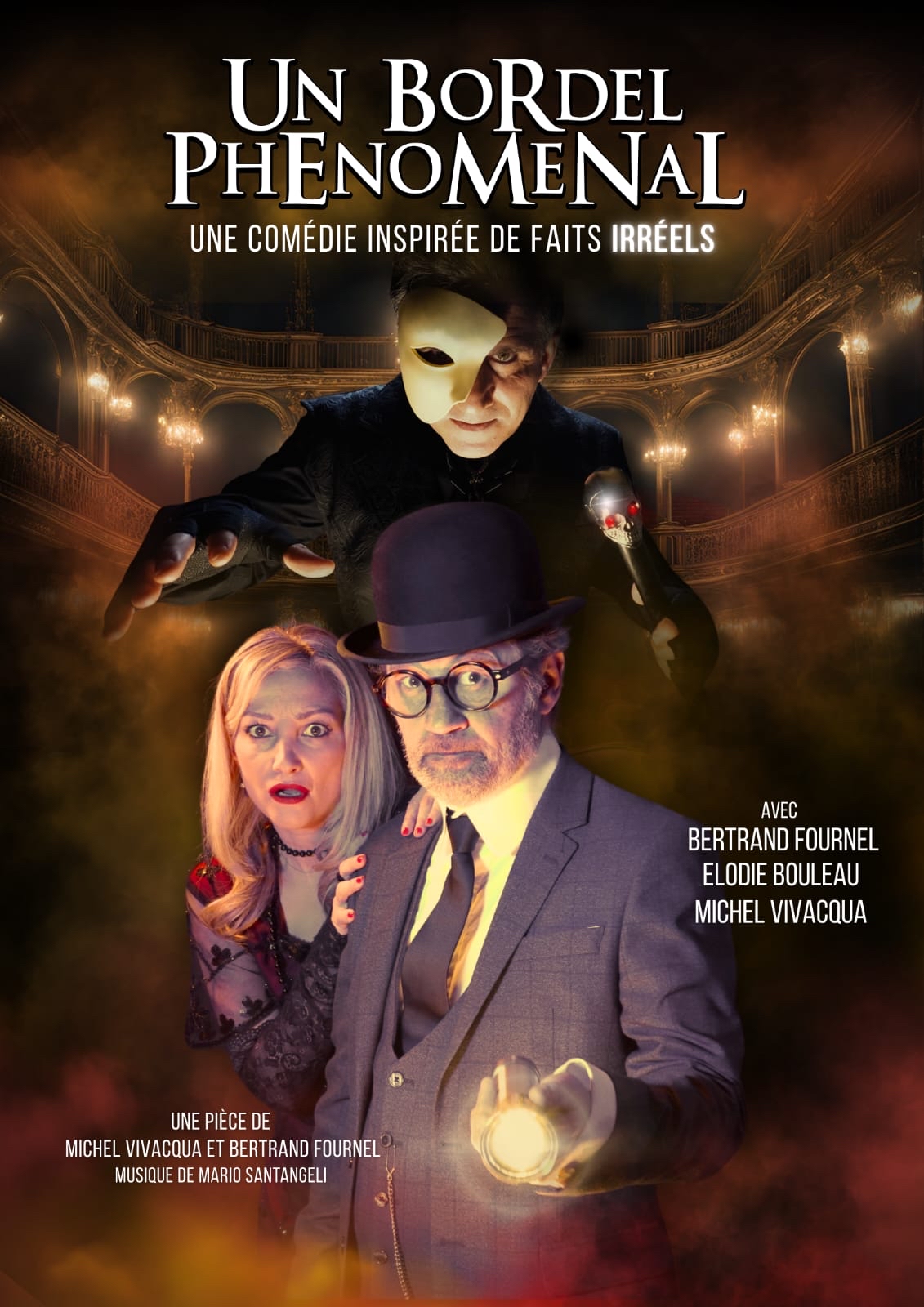 Affiche spectacle - Un bordel phénoménale