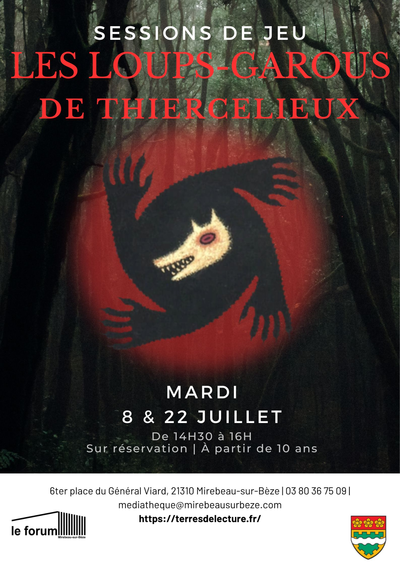 Partie Loup Garou - 8 & 22 juillet 2025 Mirebeau-sur-Bèze
