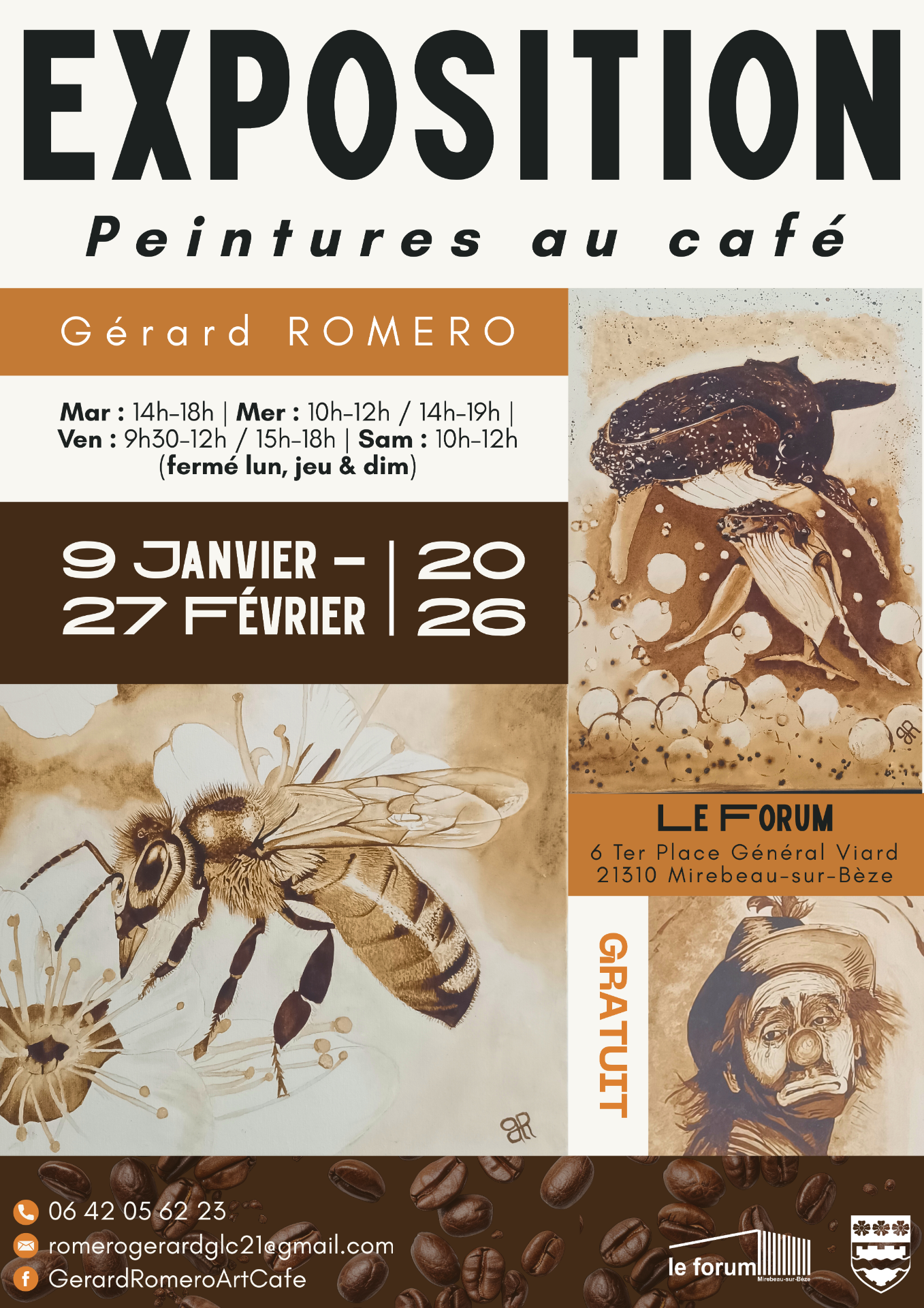 EXPOSITION au Forum - Gérard ROMERO