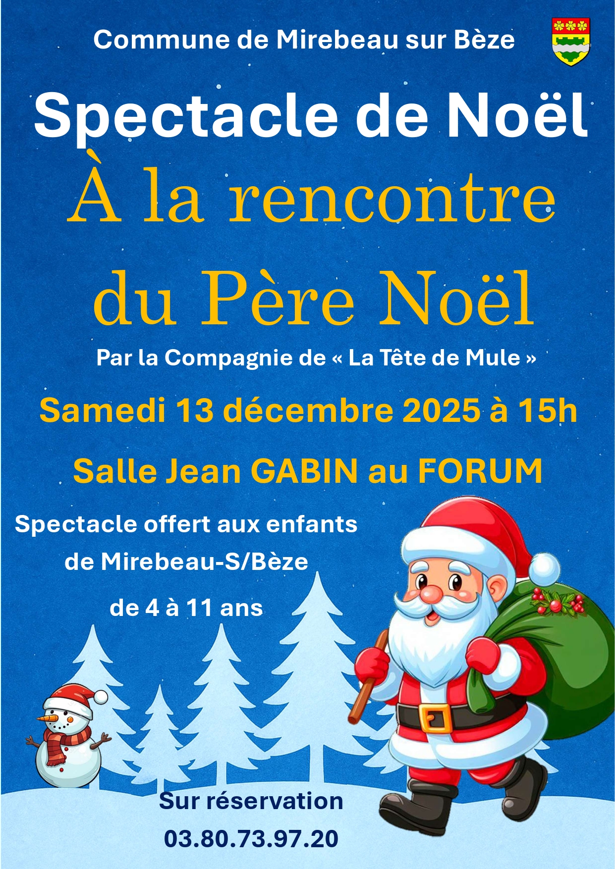 Affiche - Spectacle de Noël