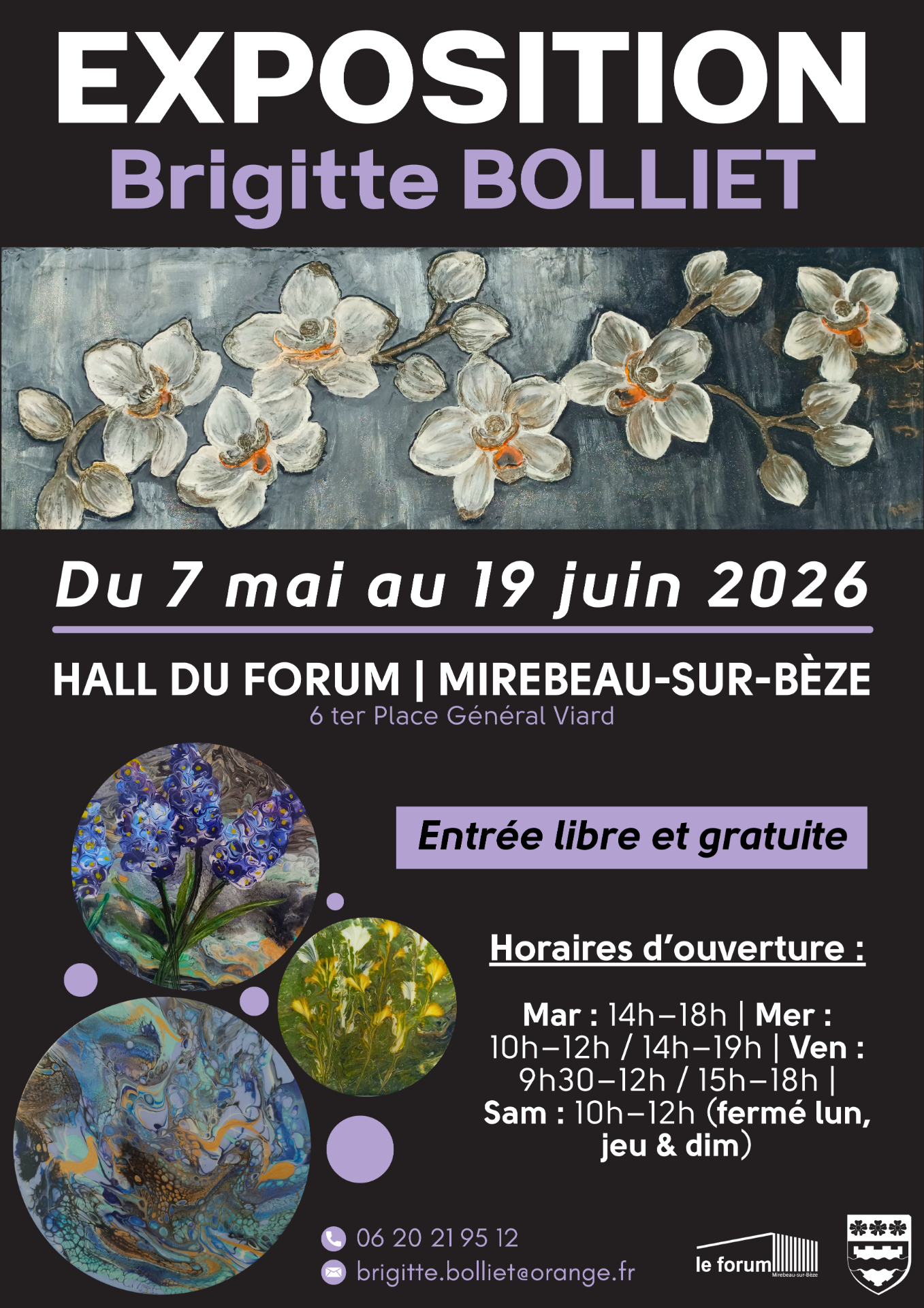 EXPOSITION au Forum - Brigitte BOLLIET